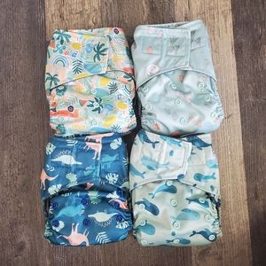 4 Cloth pocket diapers